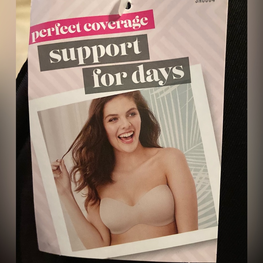 🥰Maidenform Strapless Bra - Black